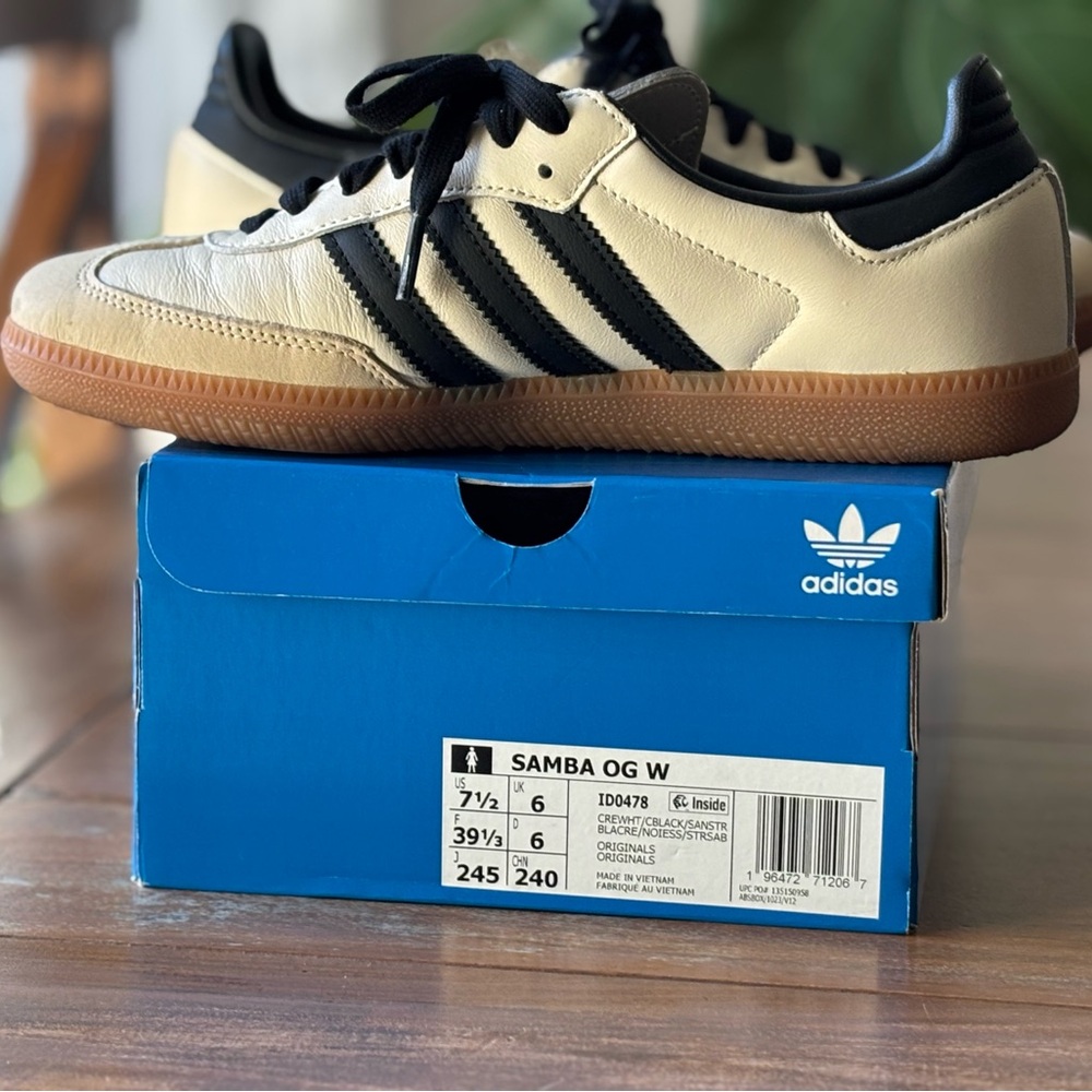 Adidas Samba OG Women's Sneakers - Black and Tan